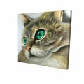 Fondo 16 x 16 in. Peaceful Cat Portrait-Print on Canvas FO2790771